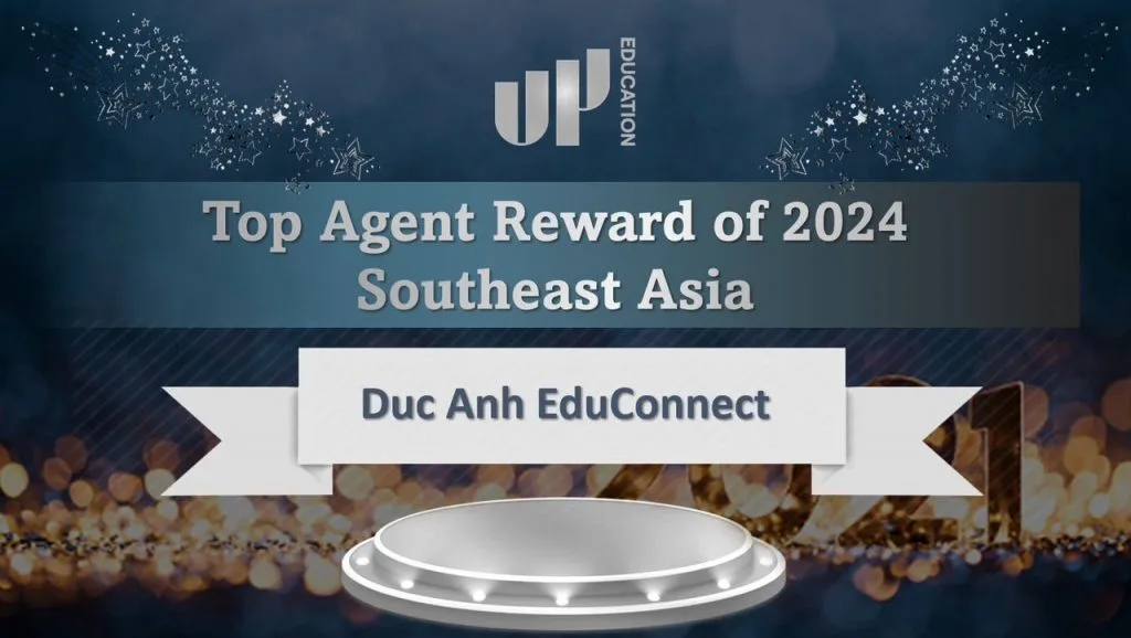 ĐỨC ANH EDUCONNECT GIÀNH GIẢI “TOP AGENT REWARD OF 2024 – KHU VỰC ĐÔNG NAM Á” CỦA TẬP ĐOÀN UP EDUCATION