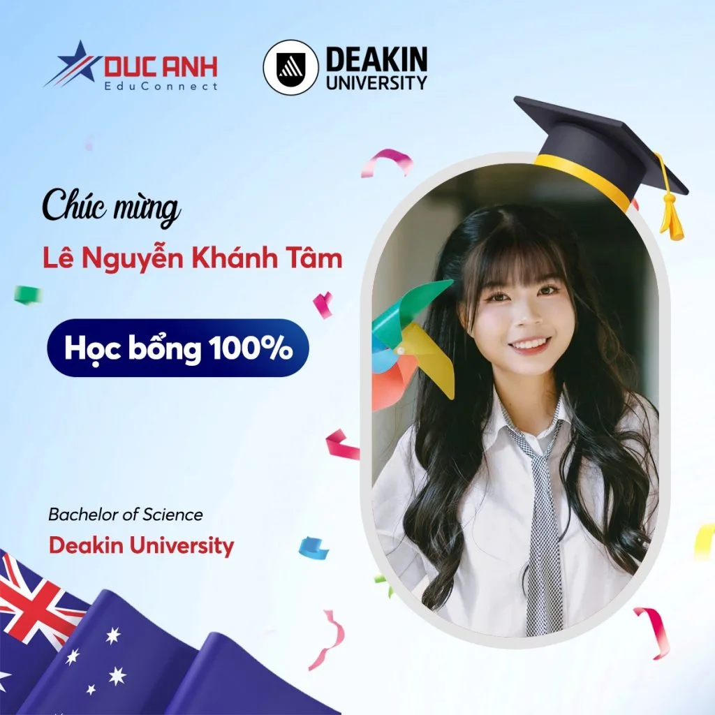BÍ QUYẾT DÀNH HỌC BỔNG 100%? BẬT MÍ TỪ CÔNG TY TƯ VẤN DU HỌC VÀ CHỦ NHÂN HỌC BỔNG 100% DEAKIN UNI, ÚC, 2025!