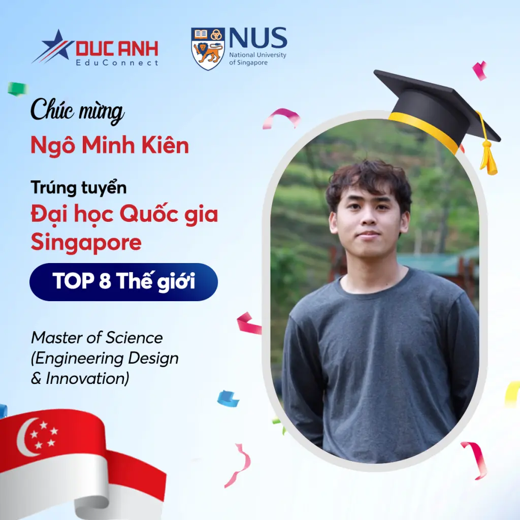 VÀO ĐẠI HỌC QUỐC GIA SINGAPORE NUS – ĐẠI HỌC TOP 8 THẾ GIỚI, CÓ KHÓ NHƯ LỜI ĐỒN?