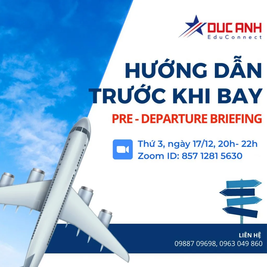 [ONLINE] MỜI DỰ: HƯỚNG DẪN TRƯỚC KHI BAY- PRE-DEPARTURE BRIEFING