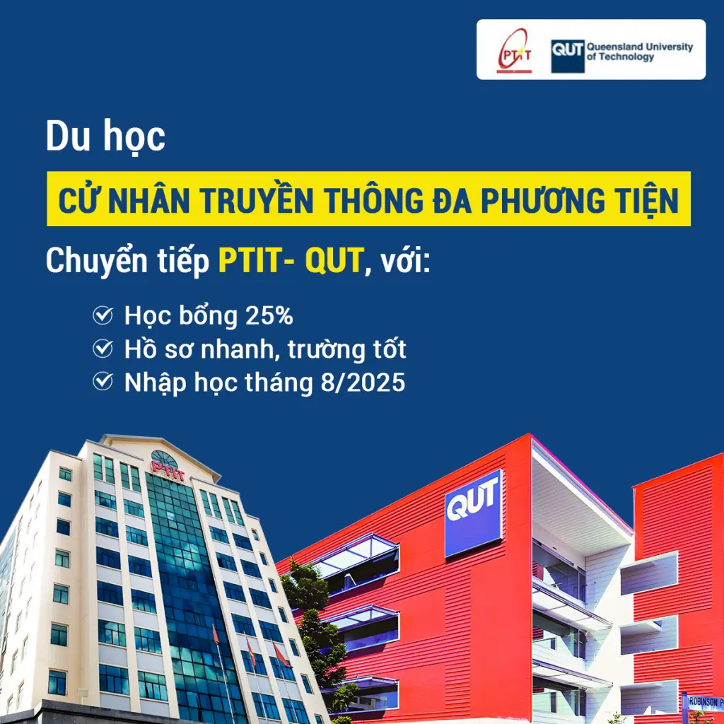 DU HỌC CHUYỂN TIẾP NGÀNH TRUYÊN THÔNG ĐA PHƯƠNG TIỆN TỪ HỌC VIỆN BƯU CHÍNH VIỄN THÔNG SANG ÚC