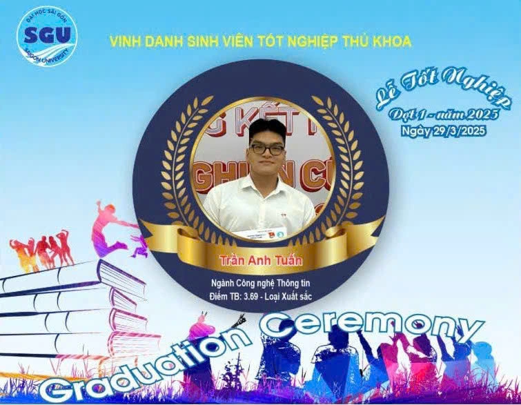 THỦ KHOA NGÀNH CNTT ĐẠI HỌC SÀI GÒN NHẬN VISA DU HỌC MỸ