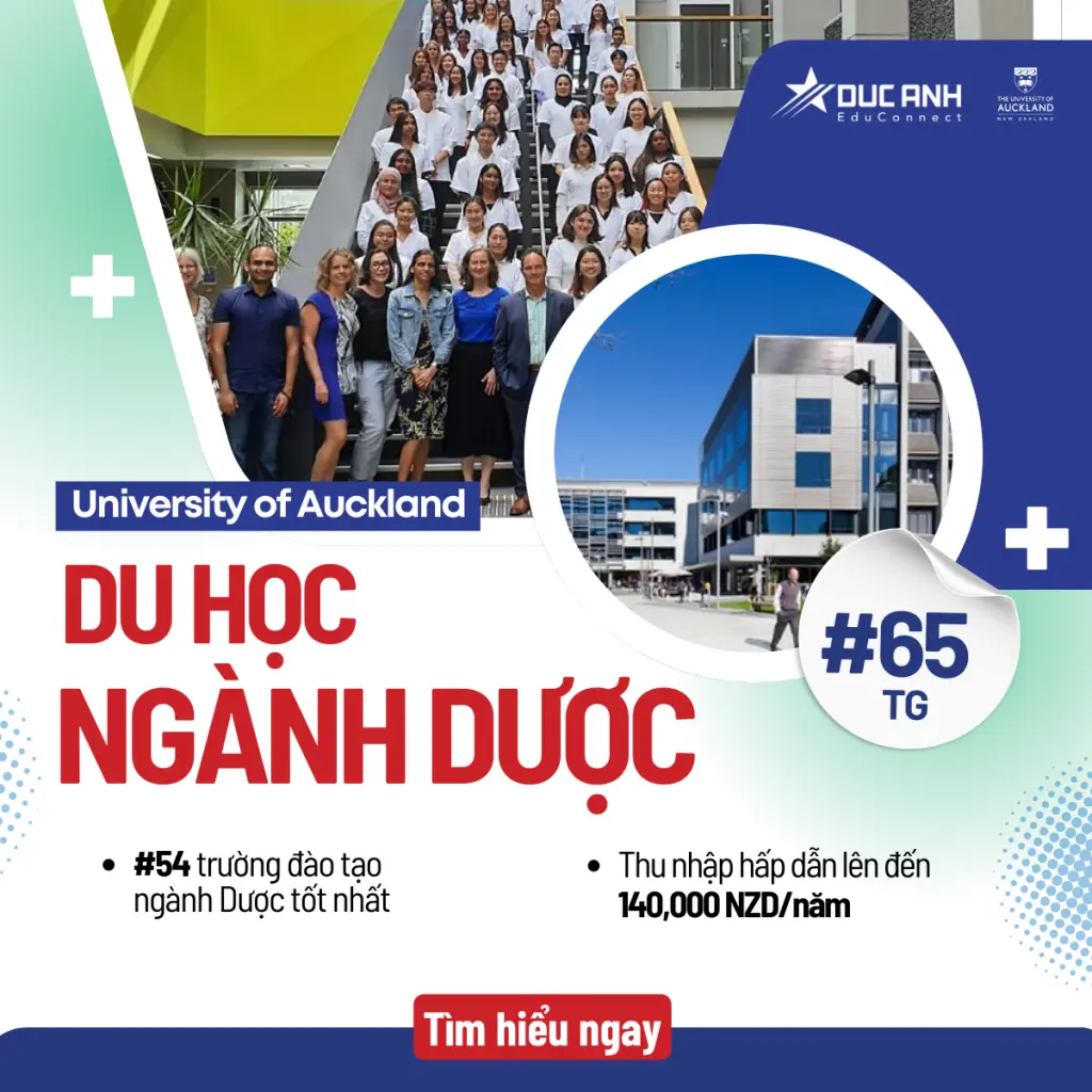 HỌC NGÀNH DƯỢC TẠI ĐẠI HỌC AUCKLAND: TĂNG CƠ HỘI VIỆC LÀM – ĐỊNH CƯ TẠI NEW ZEALAND