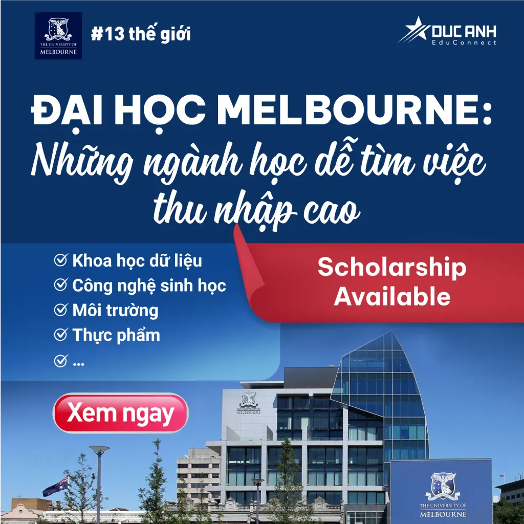 Melbourne Uni: Những ngành học có thu nhập cao- dễ tìm việc!