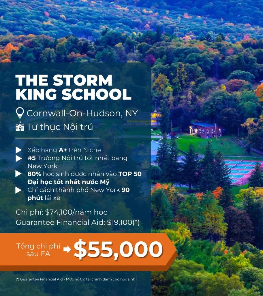 DU HỌC MỸ: THE STORM KING SCHOOL – TRẢI NGHIỆM HỌC TẬP ĐỘC ĐÁO TẠI NEW YORK!