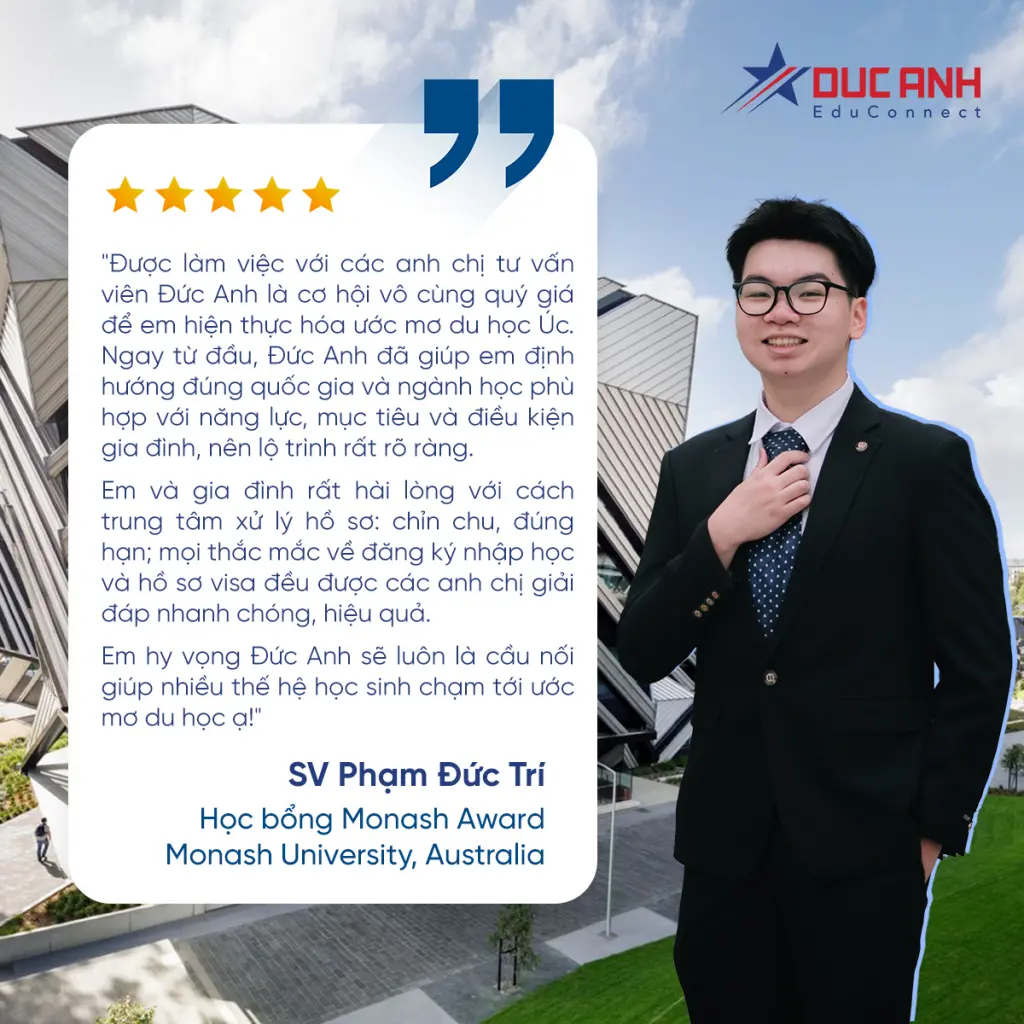  TỪ NIỀM ĐAM MÊ HOÁ- SINH ĐẾN HỌC BỔNG DƯỢC DANH GIÁ TẠI MONASH UNIVERSITY