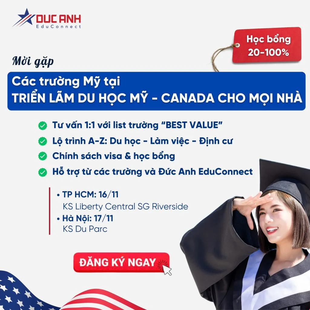 DU HỌC MỸ CHO MỌI NHÀ: TRƯỜNG TỐT – HỌC BỔNG CAO – ĐẦU VÀO NHẸ?