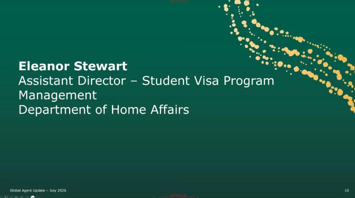 Australian Department of Home Affairs: Global Agent Update 2026 - Key Student Visa Updates