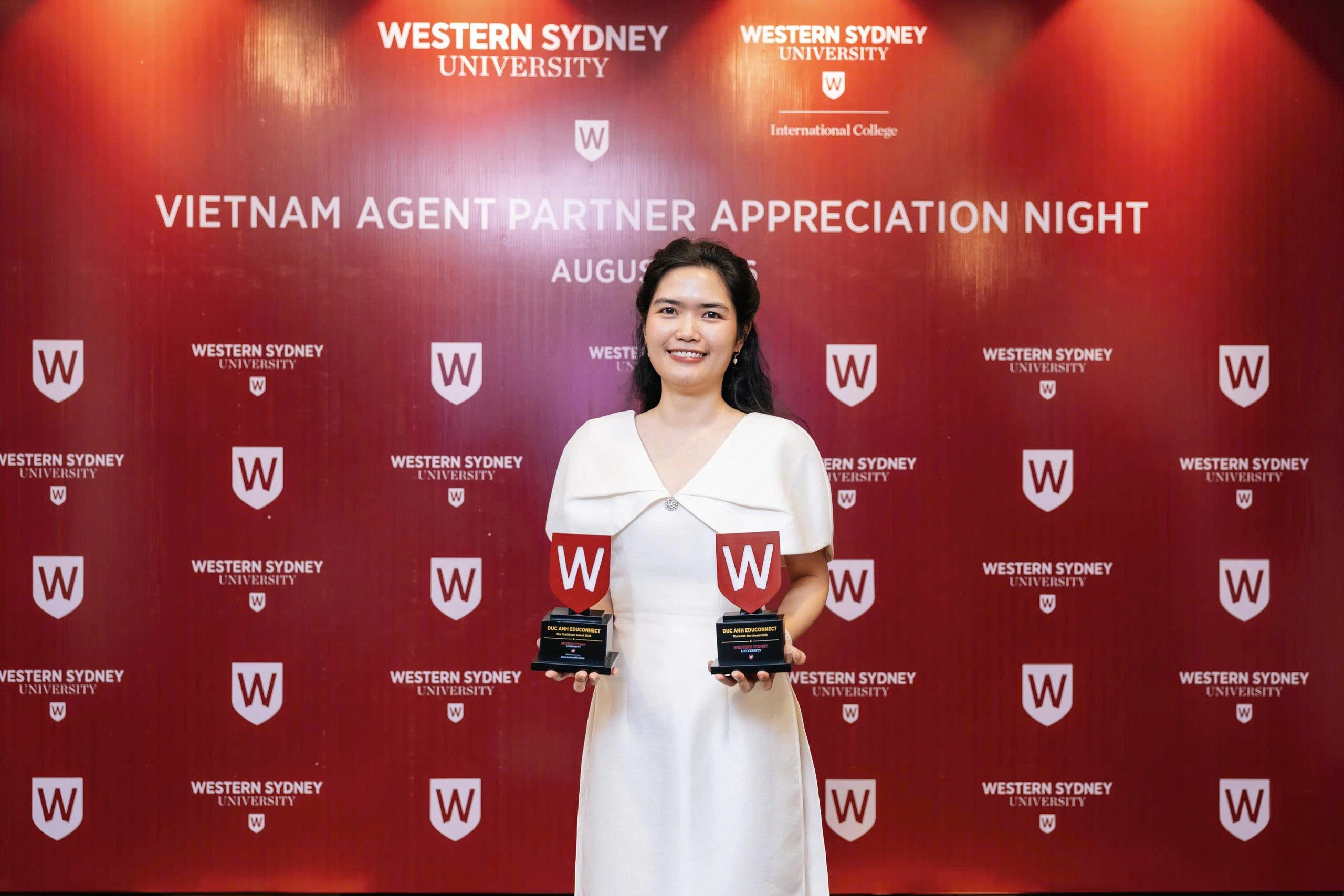 ĐỨC ANH EDUCONNECT KHẲNG ĐỊNH VỊ THẾ VỚI 2 GIẢI THƯỞNG DANH GIÁ TỪ WESTERN SYDNEY UNIVERSITY