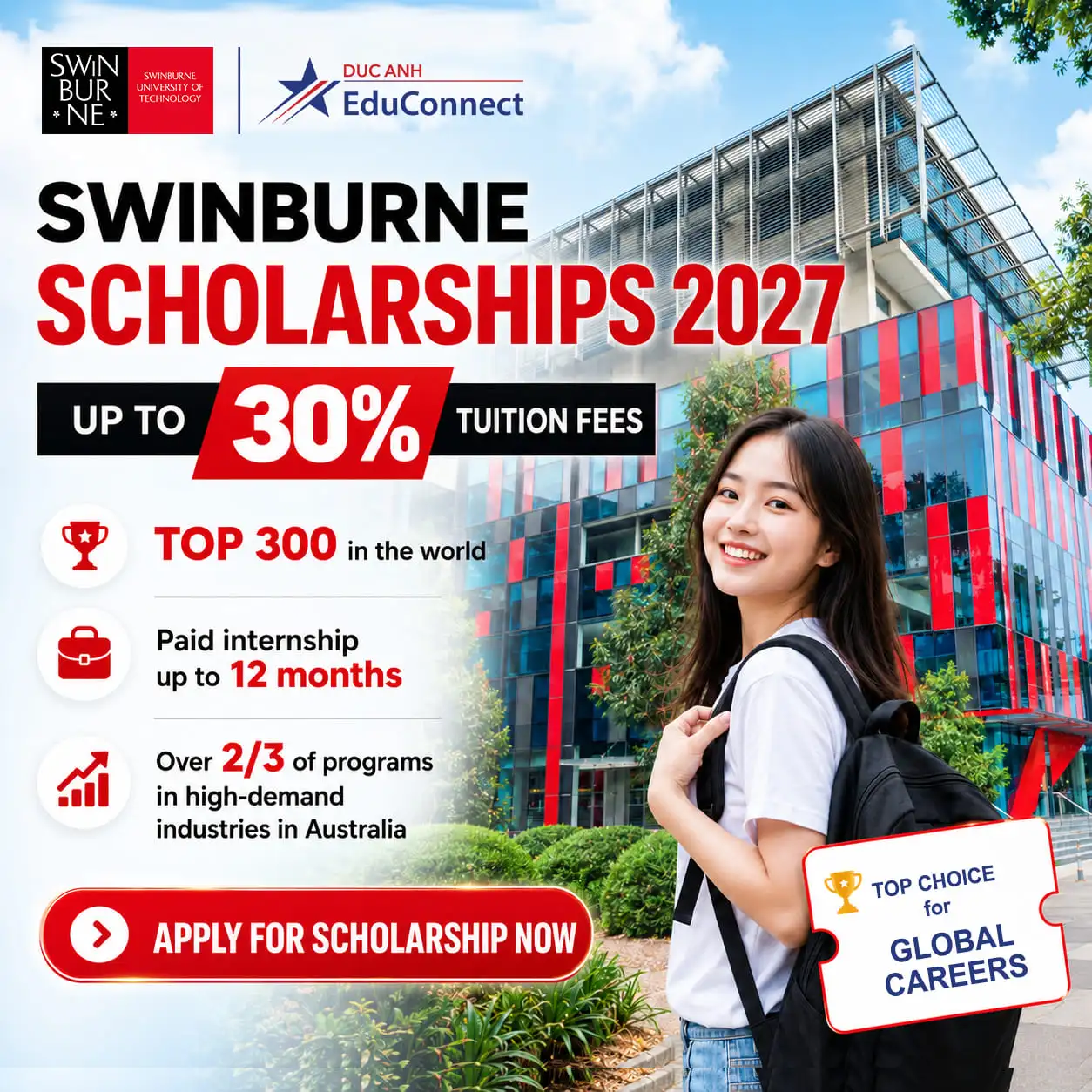 Swinburne University 2027 Scholarships- An Affordable Way to Study in Australia